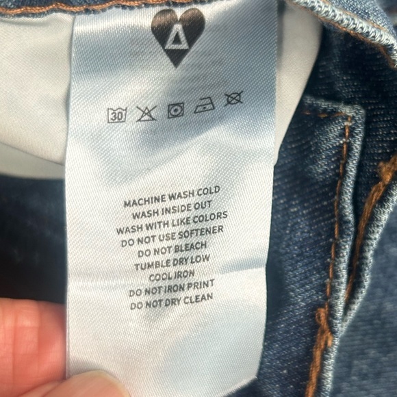 NWT Aelfric Eden Black Star Blue  Denim Jeans Jorts Shorts Streetwear Size 26/2 - Picture 8 of 16